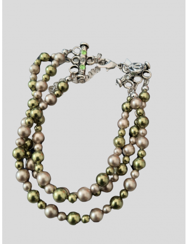 JungleChic armband DoubleBeads met Swarovski elements JungleChic armband DoubleBeads met Swarovski elements