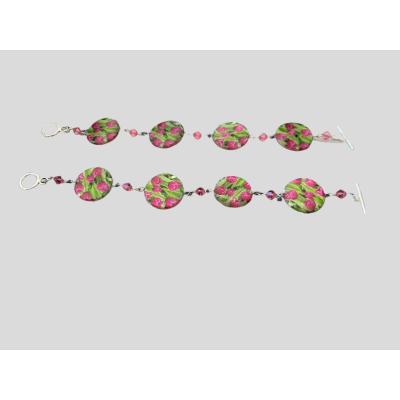 Kleurrijke armband DoubleBeads met Swarovski elements